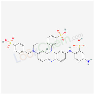 7476-85-9,5-amino-2-({8-[ethyl(4-sulfobenzyl)amino]-10-(3-sulfophenyl)-9a,10-dihydrophenazin-2-yl}amino)benzenesulfonic acid,