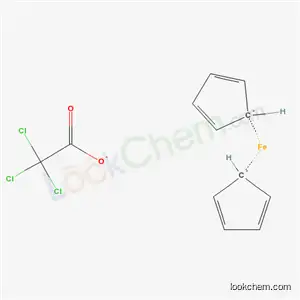 Molecular Structure of 12636-57-6 (Ferricenium trichloroacetate)