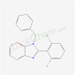 1H-Benzimidazole, 2-(2,6-difluorophenyl)-1-(phenylmethyl)-