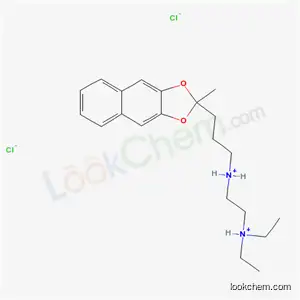 Molecular Structure of 52479-15-9 (2-(3-(2-(DIETHYLAMINO)ETHYLAMINO)-PROPYL)-2-METHYL-1,3-NAPHTHOL(2,3-d)DIOXOLE DIHYDROCHLORIDE			)