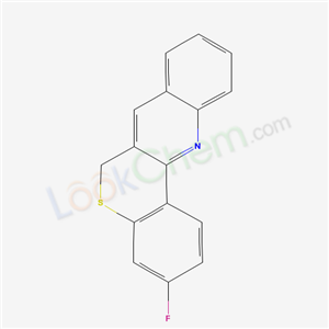 3-Fluoro-6H-(1)benzothiopyrano(4,3-b)quinoline