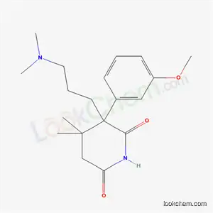 Molecular Structure of 53873-28-2 (3-[3-(dimethylamino)propyl]-3-(3-methoxyphenyl)-4,4-dimethylpiperidine-2,6-dione)