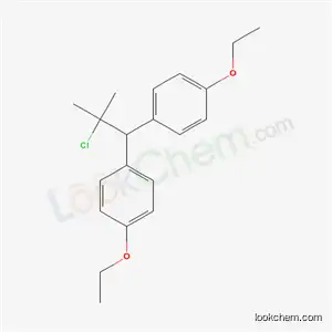 Molecular Structure of 56265-24-8 (1,1-(2-Chloro-2-methylpropylidene)bis(4-ethoxybenzene))