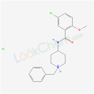 57645-35-9,1-benzyl-4-[(5-chloro-2-methoxybenzoyl)amino]piperidinium chloride,