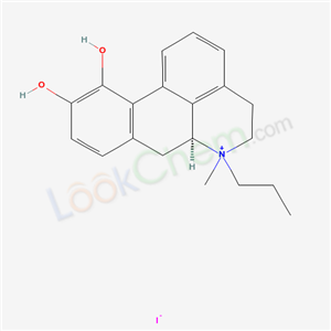 61389-43-3,(6aS)-10,11-dihydroxy-6-methyl-6-propyl-5,6,6a,7-tetrahydro-4H-dibenzo[de,g]quinolinium iodide,