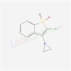 BENZO(b)THIOPHENE, 3-(1-AZIRIDINYL)-2-CHLORO-, 1,1-DIOXIDE