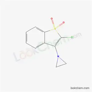 Molecular Structure of 62268-38-6 (1-(2-chloro-1,1-dioxido-1-benzothiophen-3-yl)aziridine)