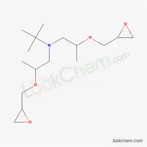 Molecular Structure of 63041-01-0 (N-tert-butyl-2-(oxiran-2-ylmethoxy)-N-[2-(oxiran-2-ylmethoxy)propyl]propan-1-amine)