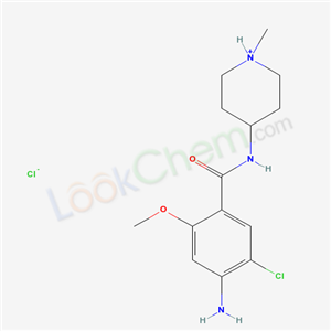 63639-44-1,4-[(4-amino-5-chloro-2-methoxybenzoyl)amino]-1-methylpiperidinium chloride,