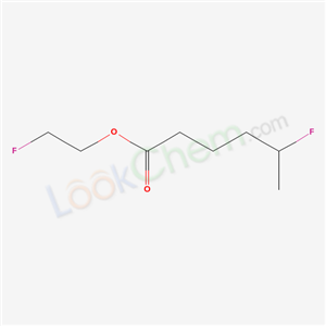 63765-78-6,5-Fluorohexanoic acid 2-fluoroethyl ester,2-Fluoroethyl 5-fluorohexoate;HEXANOIC ACID,5-FLUORO-,2-FLUOROETHYL ESTER;