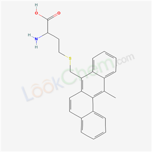 66964-37-2,2-Amino-4-[(12-methylbenz[a]anthracen-7-ylmethyl)thio]butyric acid,