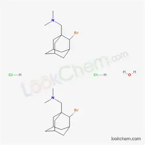 Molecular Structure of 66969-02-6 (1-(2-bromo-1-adamantyl)-N,N-dimethyl-methanamine hydrate dihydrochloride)