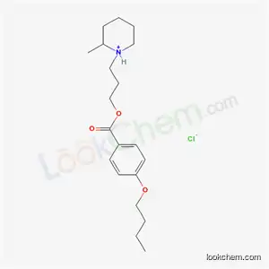 Molecular Structure of 67032-45-5 (1-{3-[(4-butoxybenzoyl)oxy]propyl}-2-methylpiperidinium chloride)