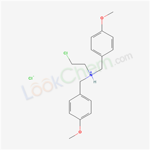 Di(p-methoxybenzyl)-beta-chloroethylamine hydrochloride