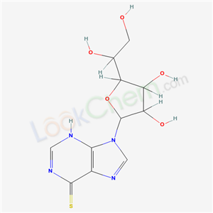 3495-99-6,9-hexofuranosyl-3,9-dihydro-6H-purine-6-thione,