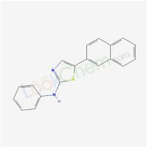 5850-61-3,5-naphthalen-2-yl-N-phenyl-1,3-thiazol-2-amine,