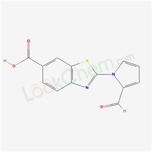 2-(2-formylpyrrol-1-yl)benzothiazole-6-carboxylic acid