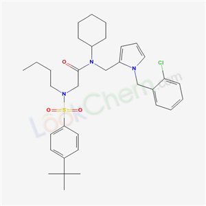 5947-01-3,N~2~-butyl-N~2~-[(4-tert-butylphenyl)sulfonyl]-N-{[1-(2-chlorobenzyl)-1H-pyrrol-2-yl]methyl}-N-cyclohexylglycinamide,