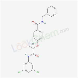 6867-52-3,N-benzyl-4-{2-[(3,5-dichlorophenyl)amino]-1-methyl-2-oxoethoxy}benzamide,