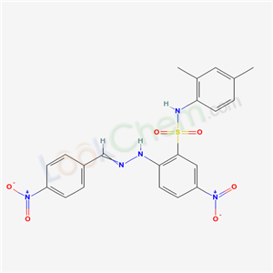 5632-31-5,N-(2,4-dimethylphenyl)-5-nitro-2-{2-[(4-nitrophenyl)methylidene]hydrazino}benzenesulfonamide,