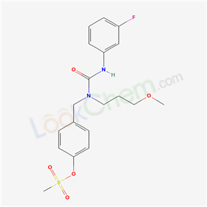 5913-51-9,4-({[(3-fluorophenyl)carbamoyl](3-methoxypropyl)amino}methyl)phenyl methanesulfonate,