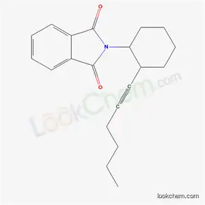 Molecular Structure of 76-46-0 (2-(2-Hex-1-ynylcyclohexyl)isoindole-1,3-Dione)