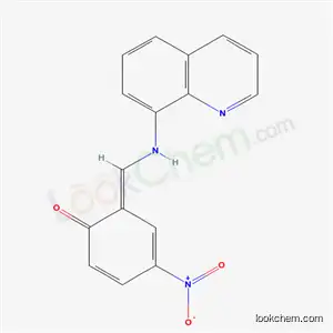 Molecular Structure of 5344-99-0 ((6E)-4-nitro-6-[(quinolin-8-ylamino)methylidene]cyclohexa-2,4-dien-1-one)
