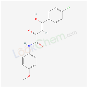 5238-32-4,(3Z)-4-(4-chlorophenyl)-4-hydroxy-N-(4-methoxyphenyl)-2-oxobut-3-enamide,