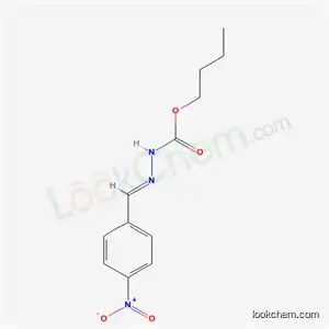 Molecular Structure of 6310-97-0 (butyl N-[(4-nitrophenyl)methylideneamino]carbamate)