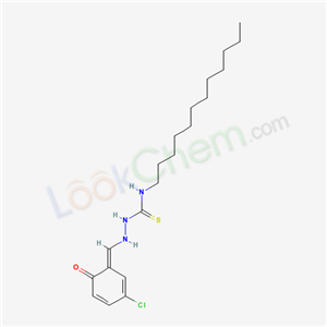 2-[(E)-(3-chloro-6-oxocyclohexa-2,4-dien-1-ylidene)methyl]-N-dodecylhydrazinecarbothioamide