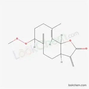 (10E)-10-methyl-3,6-dimethylidene-7-methylperoxy-4,5,7,8,9,11a-hexahydro-3aH-cyclodeca[b]furan-2-one