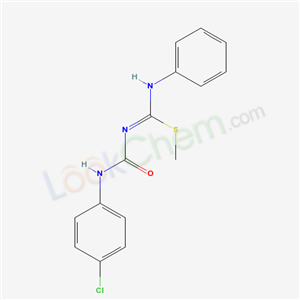 7471-21-8,(1E)-1-(anilino-methylsulfanyl-methylidene)-3-(4-chlorophenyl)urea,