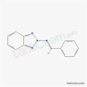 Molecular Structure of 21978-61-0 (N-[(Z)-phenylmethylidene]-2H-benzotriazol-2-amine)