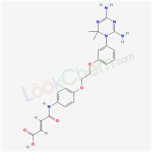 19234-94-7,(2E)-4-[(4-{2-[3-(4,6-diamino-2,2-dimethyl-1,3,5-triazin-1(2H)-yl)phenoxy]ethoxy}phenyl)amino]-4-oxobut-2-enoic acid,