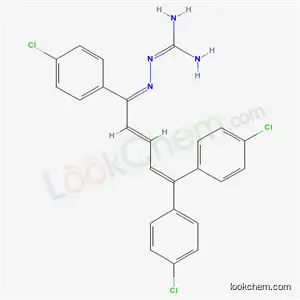 Molecular Structure of 30542-29-1 (2-[[(2E)-1,5,5-tris(4-chlorophenyl)penta-2,4-dienylidene]amino]guanidine)