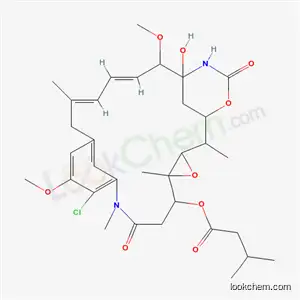 Molecular Structure of 66547-10-2 (Maytansine, O3-de2-(acetylmethylamino)-1-oxopropyl-O3-(3-methyl-1-oxobutyl)-)