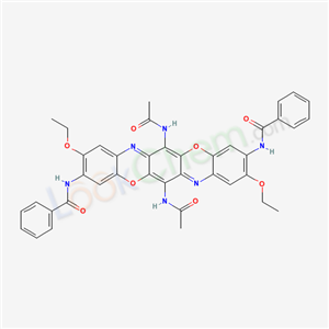 N-(6,13-diacetamido-3-benzamido-2,9-diethoxy-[1,4]benzoxazino[2,3-b]phenoxazin-10-yl)benzamide