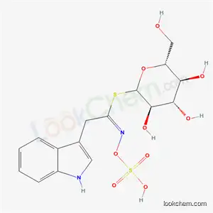 Molecular Structure of 4356-52-9 (glucobrassicin)