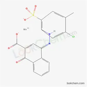 manganese(2+) (4E)-4-[2-(5-chloro-4-methyl-2-sulfonatophenyl)hydrazinylidene]-1-oxo-1,4-dihydronaphthalene-2-carboxylate