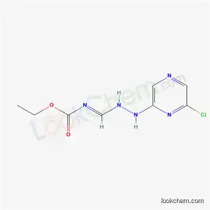 Molecular Structure of 114176-54-4 (ethyl {(E)-[2-(6-chloropyrazin-2-yl)hydrazinyl]methylidene}carbamate)