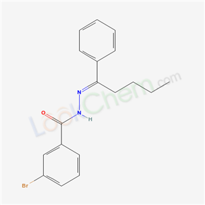 5267-10-7,3-bromo-N-(1-phenylpentylideneamino)benzamide,