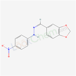 5277-32-7,(1E)-1-(1,3-benzodioxol-5-ylmethylidene)-2-(4-nitrophenyl)hydrazine,