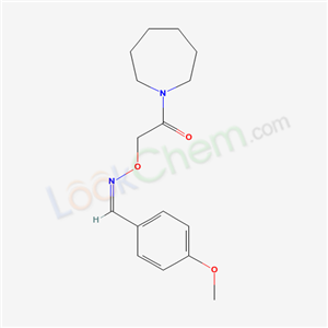 5481-72-1,4-methoxybenzaldehyde O-(2-azepan-1-yl-2-oxoethyl)oxime,