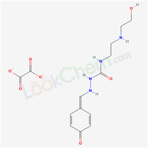 180045-58-3,3-[2-(2-hydroxyethylamino)ethyl]-1-[(4-oxo-1-cyclohexa-2,5-dienylidene)methylamino]urea; oxalate,