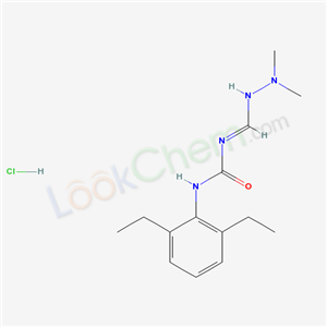 Urea, N-(2,6-diethylphenyl)-N-((dimethylamino)iminomethyl)-, monohydrochloride