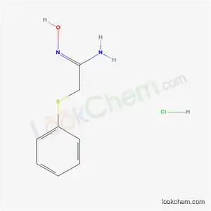 Ethanimidamide, N-hydroxy-2-(phenylthio)-, monohydrochloride