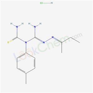 1-[N-(butan-2-ylideneamino)carbamimidoyl]-1-(4-methylphenyl)thiourea hydrochloride