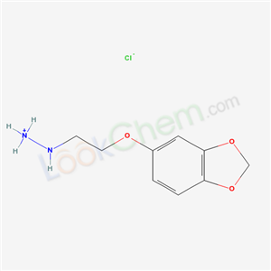70145-68-5,[2-(1,3-benzodioxol-5-yloxy)ethyl]hydrazinium chloride,