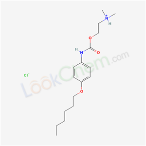 2-[(4-hexoxyphenyl)carbamoyloxy]ethyl-dimethylazanium chloride