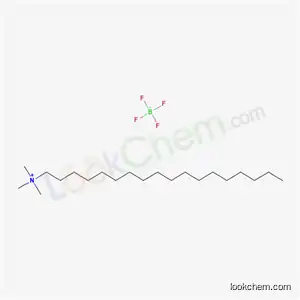 Molecular Structure of 73636-95-0 (N,N,N-trimethyloctadecan-1-aminium tetrafluoroborate)